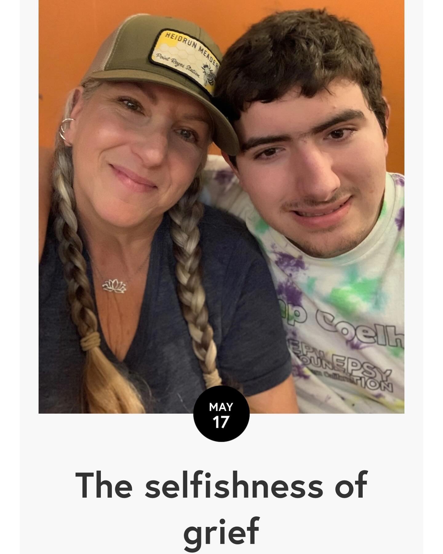 *NEW BLOG* The selfishness of grief (or the selflessness of caregiving)

Karen Valentine (@fourvalentines) turned to advocacy alongside the unexpected role of medical caregiving when her son Levi was diagnosed with epilepsy. Then, last year, Levi, pa