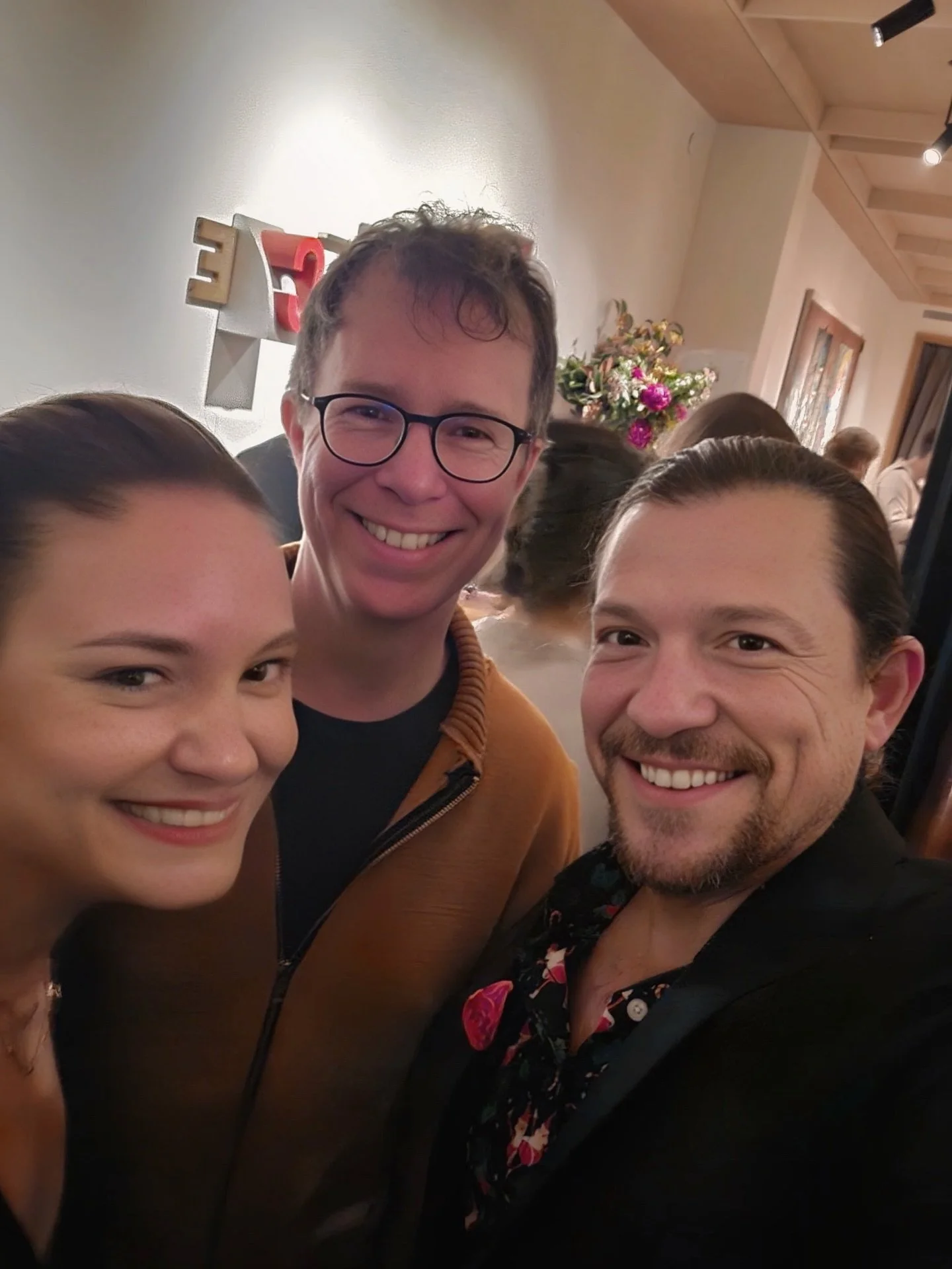 Do I look a little crazy in this photo? Yes.
Did I have to post it anyway? Obviously.

Monday night Miguel and I walked into a fancy holiday party and Miguel says, &ldquo;Oh wow, there&rsquo;s Ben Folds!&rdquo;

You know, just the Ben Folds whose mus