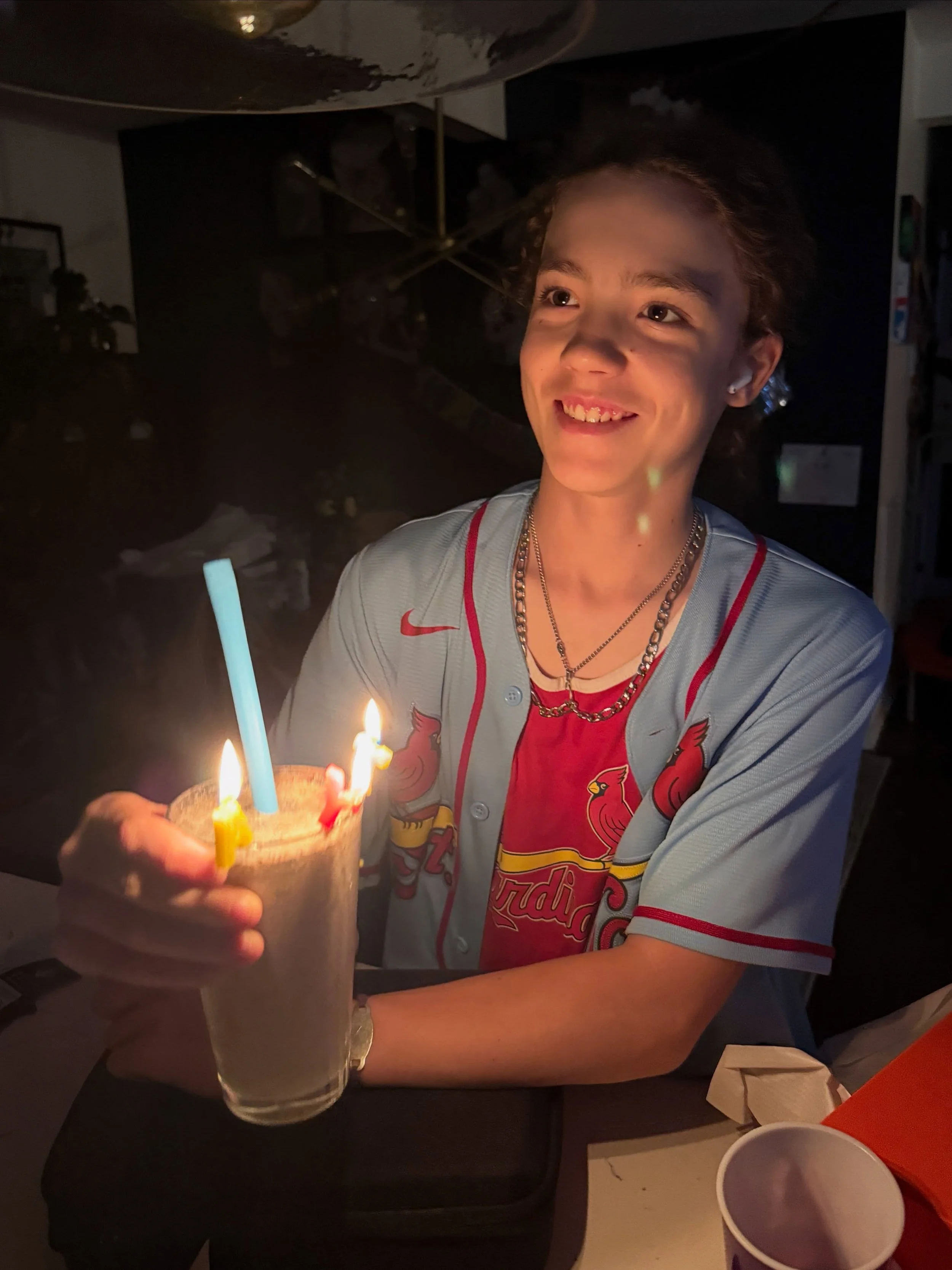 Once upon a time he was my chunk-a-monk and now he is long, lean, and almost taller than me. Yesterday we celebrated Jackson&rsquo;s 14th(!!!) birthday and we are so proud of the person he&rsquo;s becoming. 

&hellip;Even if I haven&rsquo;t seen his 