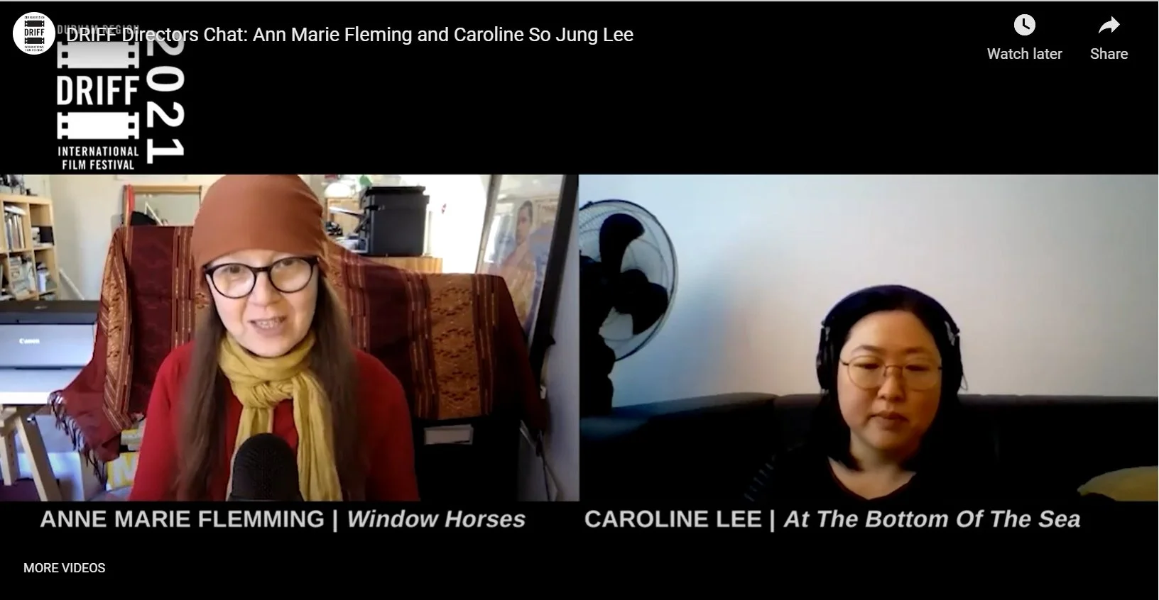2021 DIRECTORS CHAT: Anne Marie Flemming & Caroline Lee