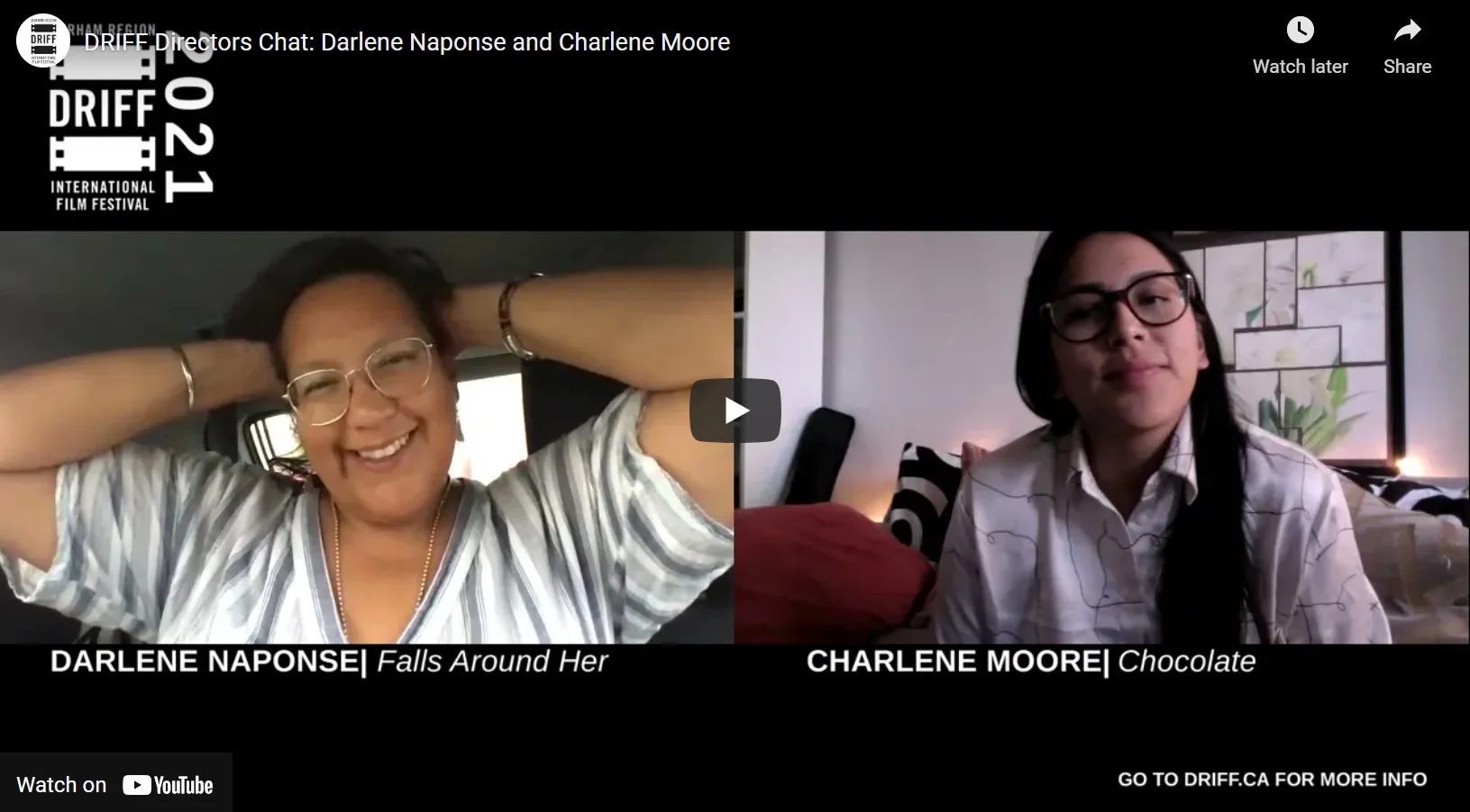 2021 DIRECTORS CHAT: Darlene Naponse & Charlene Moore