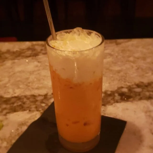 ☕Spiked Thai Iced tea are back!
Refreshing, sweet, and creamy and made with love. *Contains almonds
