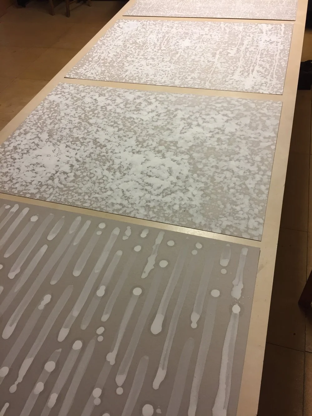 Paintings for wallpaper for Christopher Farr Cloth