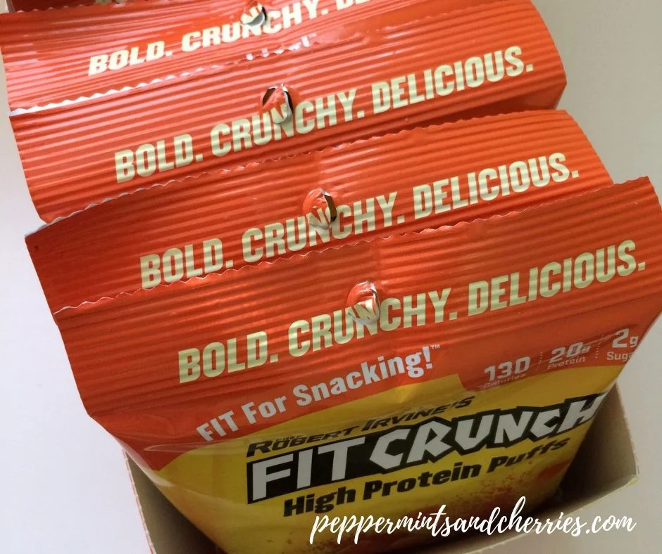 Review of Chef Robert Irvine’s FitCrunch® Cheddar Cheese High Protein Puffs