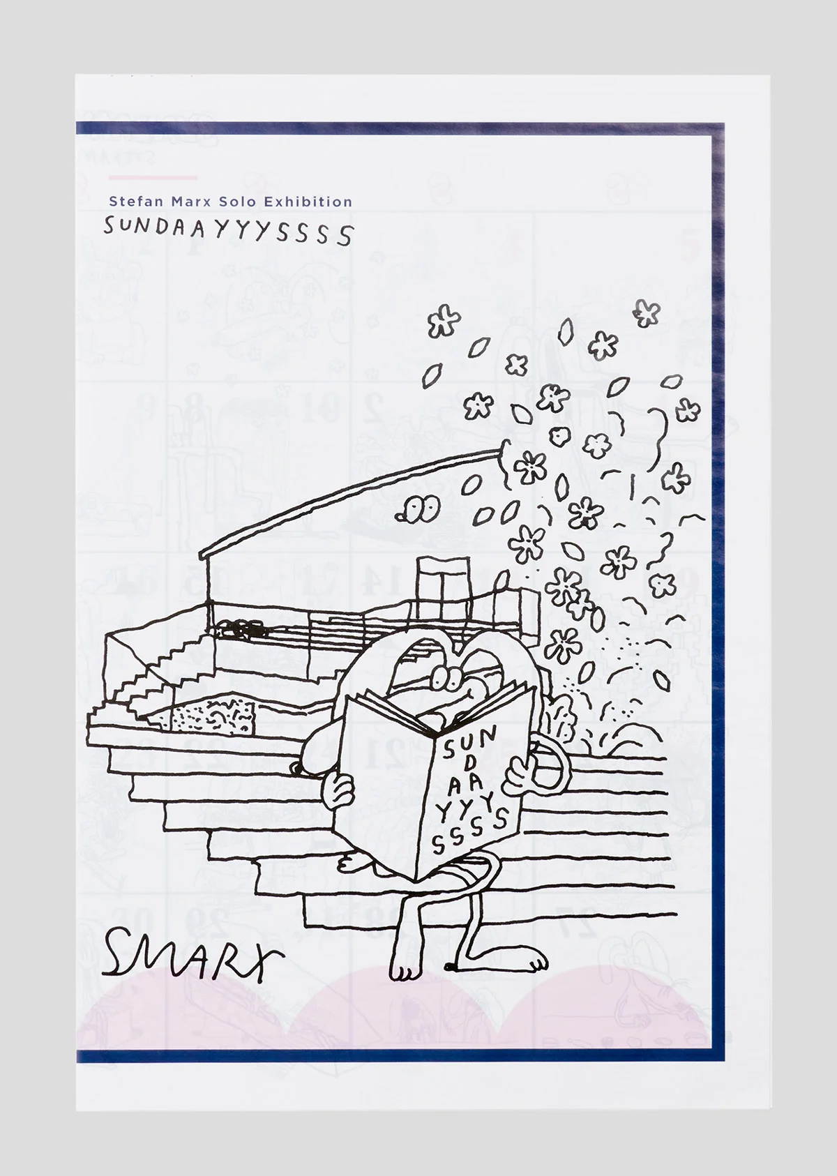 Stefan Marx SUNDAAYYYSSSS exhibition at La Kagu Special News Paper