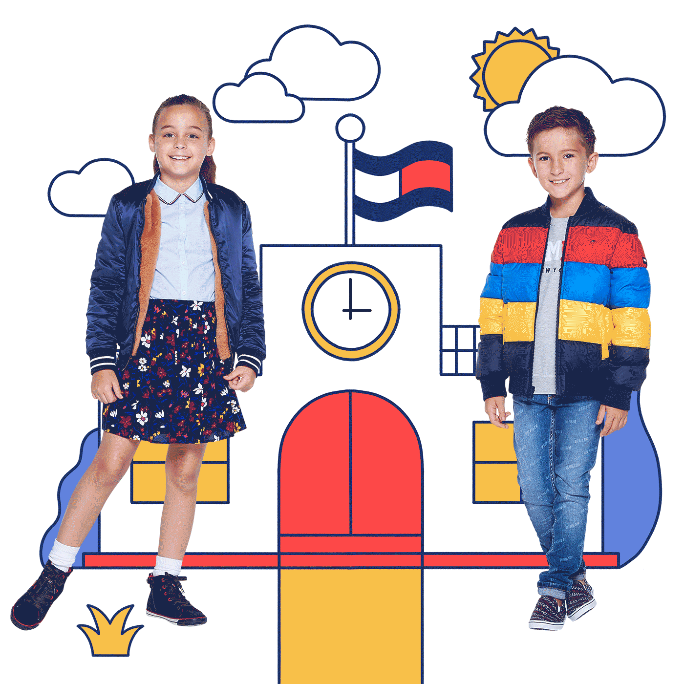Andrew Joyce for Tommy Hilfiger KIDS 2018 AW Digital Catalogue