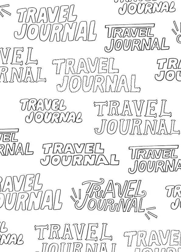 Walnut Travel Journal Online Exhibition 塗り絵ダウンロード The Bee S Knees
