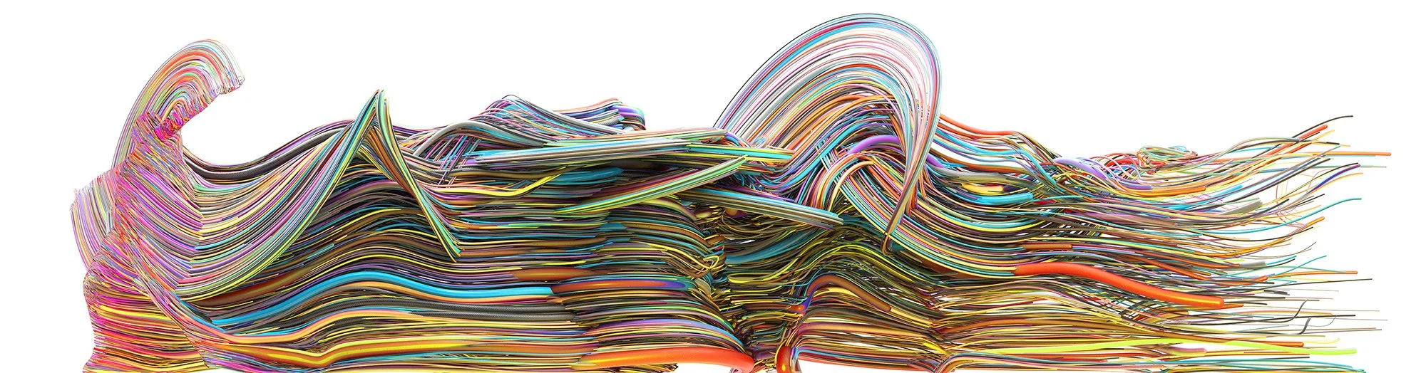 Universal Everythingとタッグを組んで、スポーツ番組を作成しているJ SPORTSさんの新社屋の中に巨大な壁のアートを手掛けました。Universal Everythingがスポーツ選手の動きをモーキャプチャーで撮って、それをアートワークに起こしました。