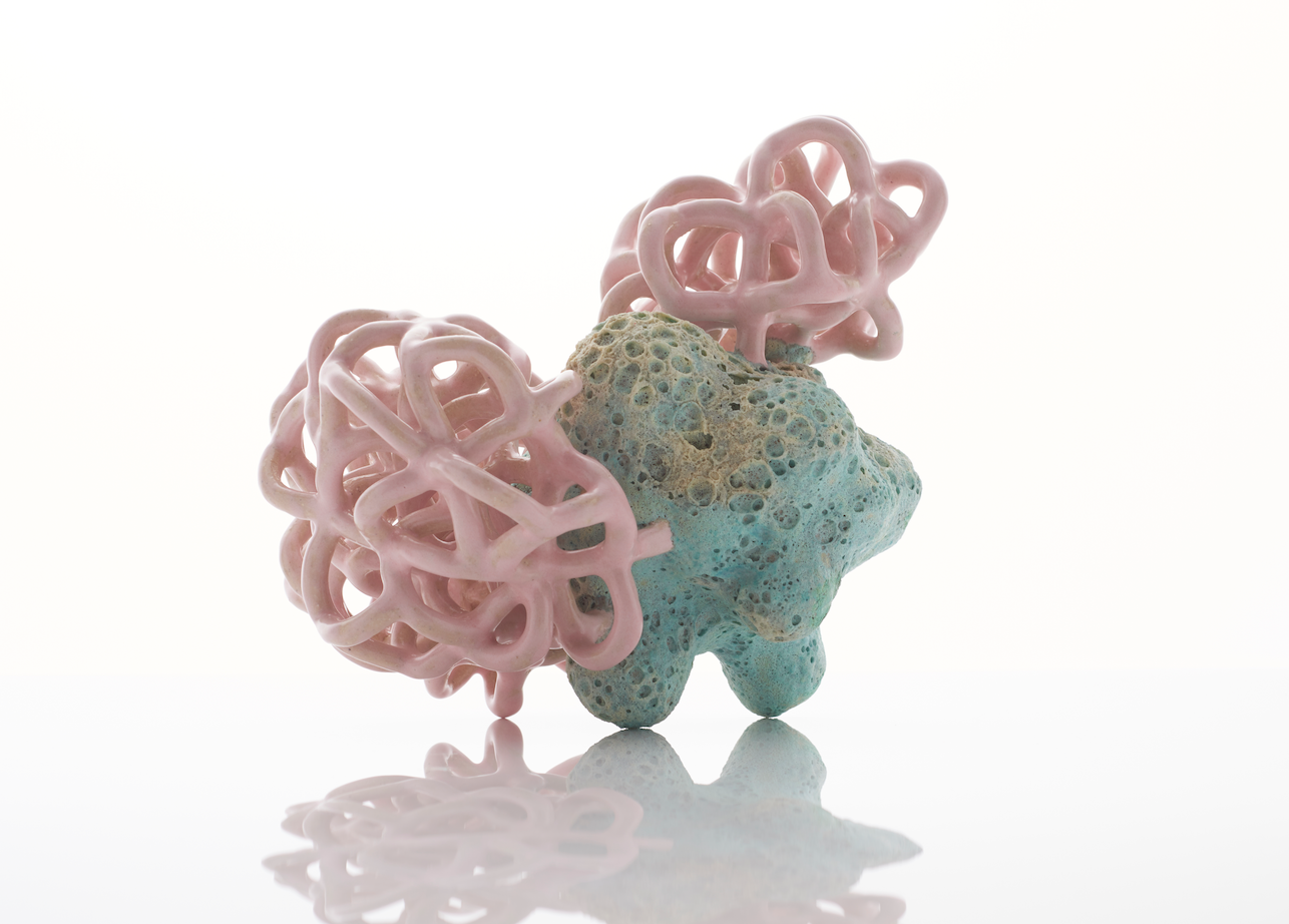 Mint Baby Cloud Bundle, 2017 Multiple glazed, high fired ceramic 20 x 15 x 15 cm