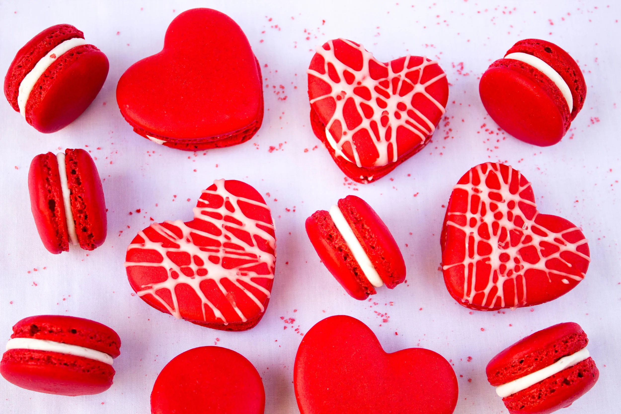 Valentine's Day macarons _ Heart Shaped Red Velvet 2.jpg