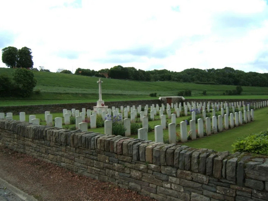 Suzanne Military Cemetery Number 3, Suzanne, Somme, Picary, France