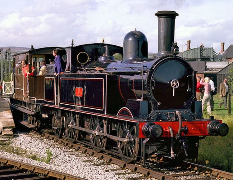 Photo of London & North Western Railway locomotive in traditional livery