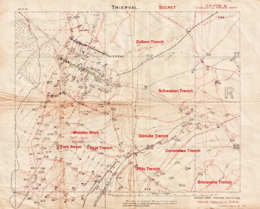 Thiepval - September 1916