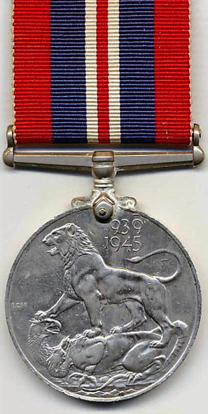 1939-1945 War Medal (reverse side)
