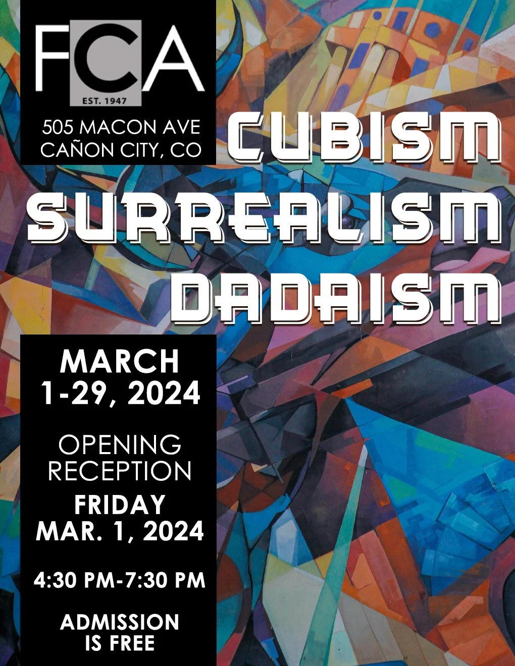 March Art Exhibit- Opening Reception