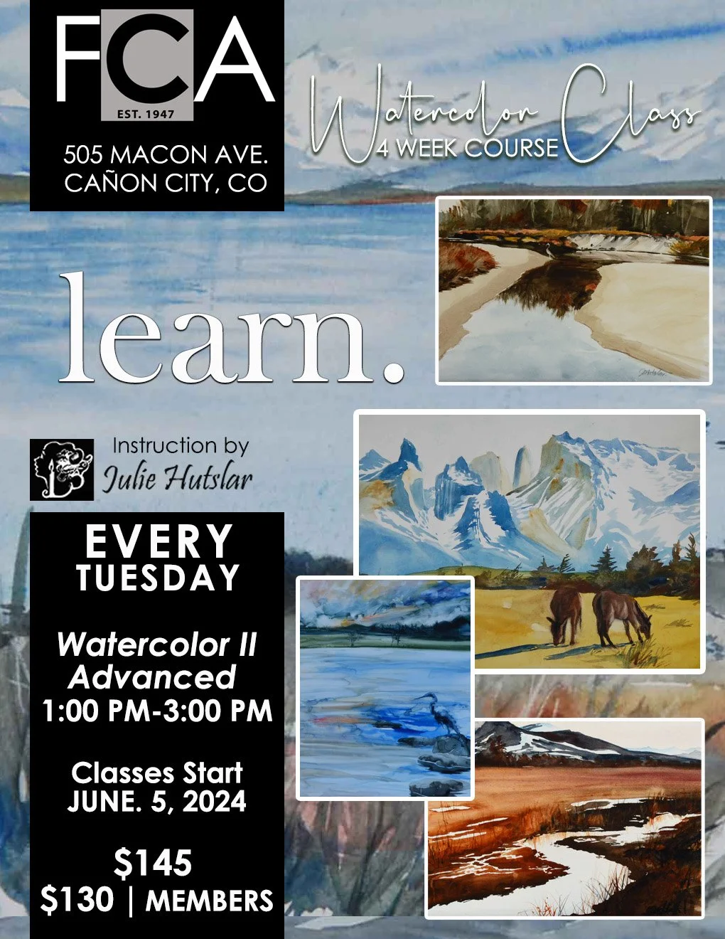 Watercolor Course II- Julie Hutslar