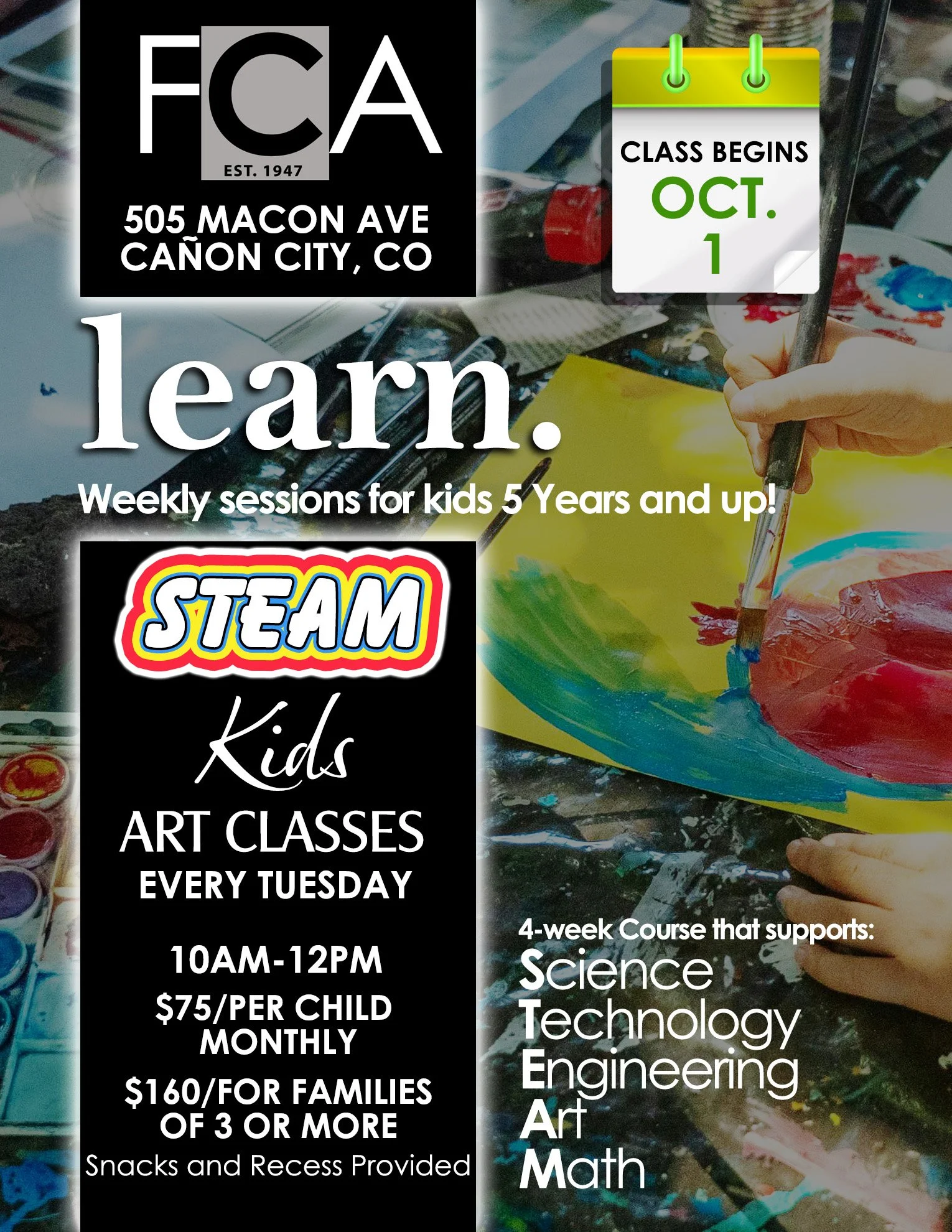 STEAM KIDS ART COURSE