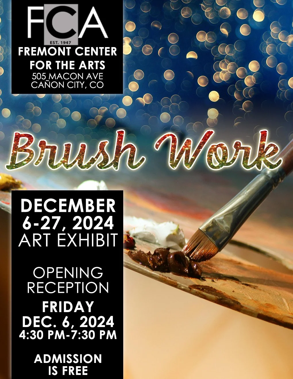 "Brush Work" Art Exhibit Opening Reception