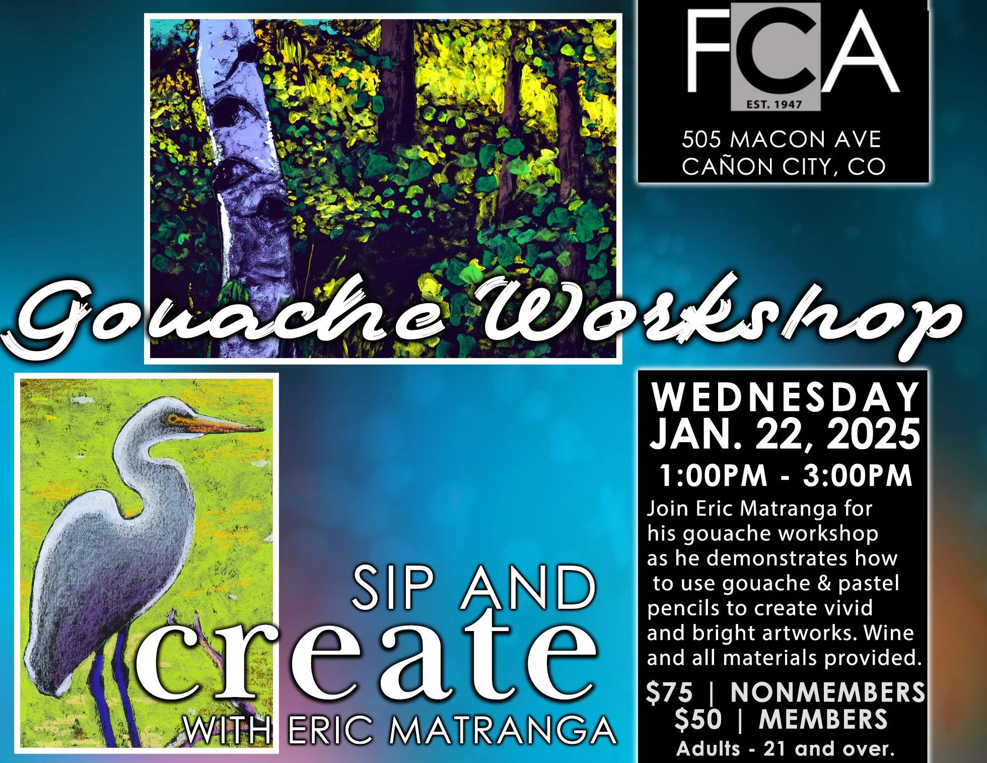 Gouache &amp; Pastel Workshop