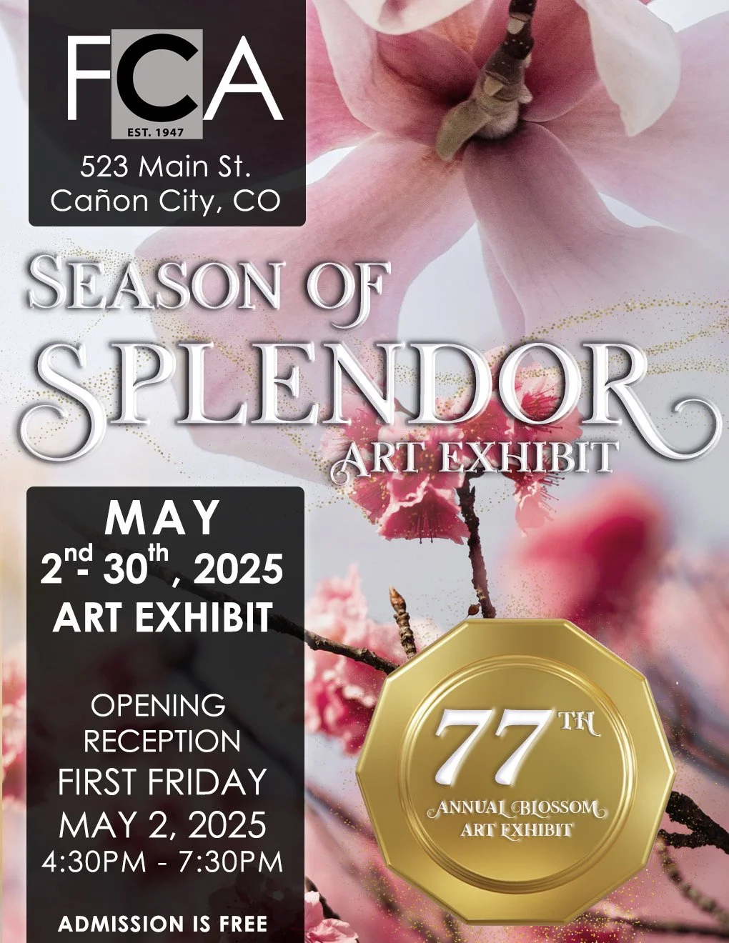 Fremont Center for the Arts May Art Exhibit, "Season of Splendor"