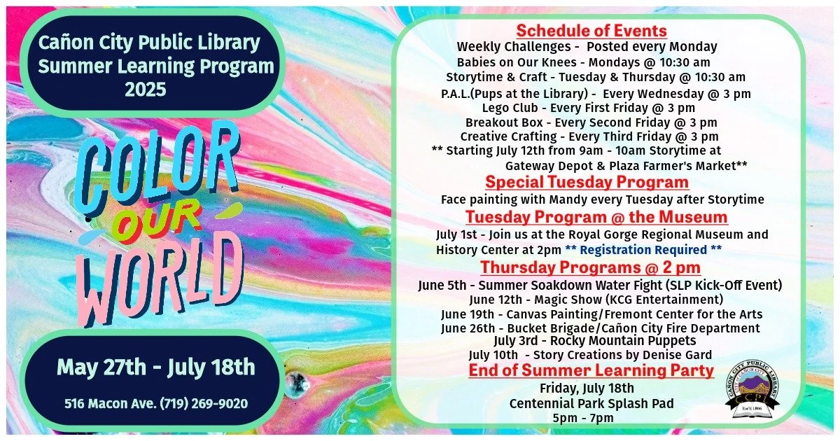 Canvas Painting with Canon City Public Library