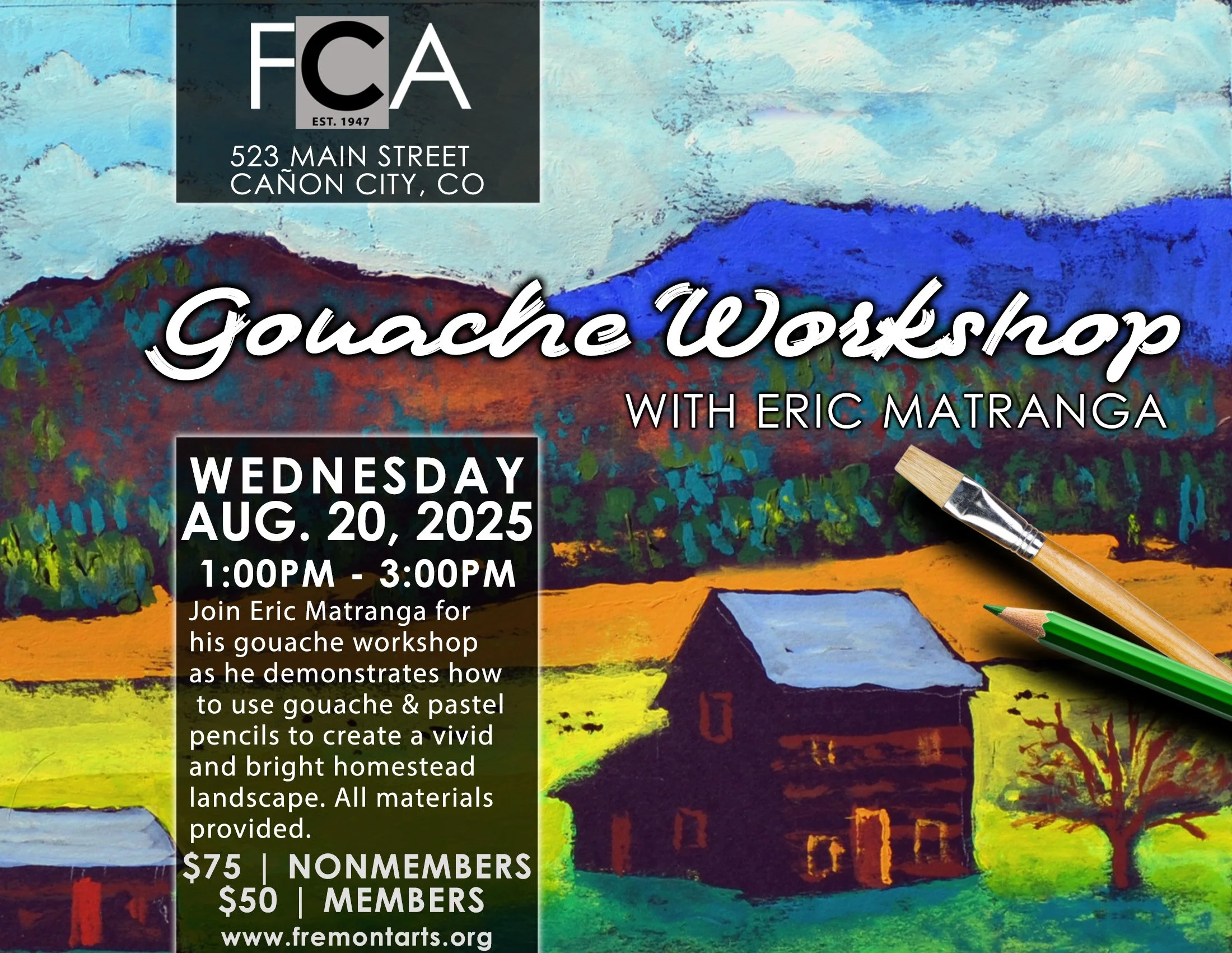 Gouache &amp; Pastel Workshop