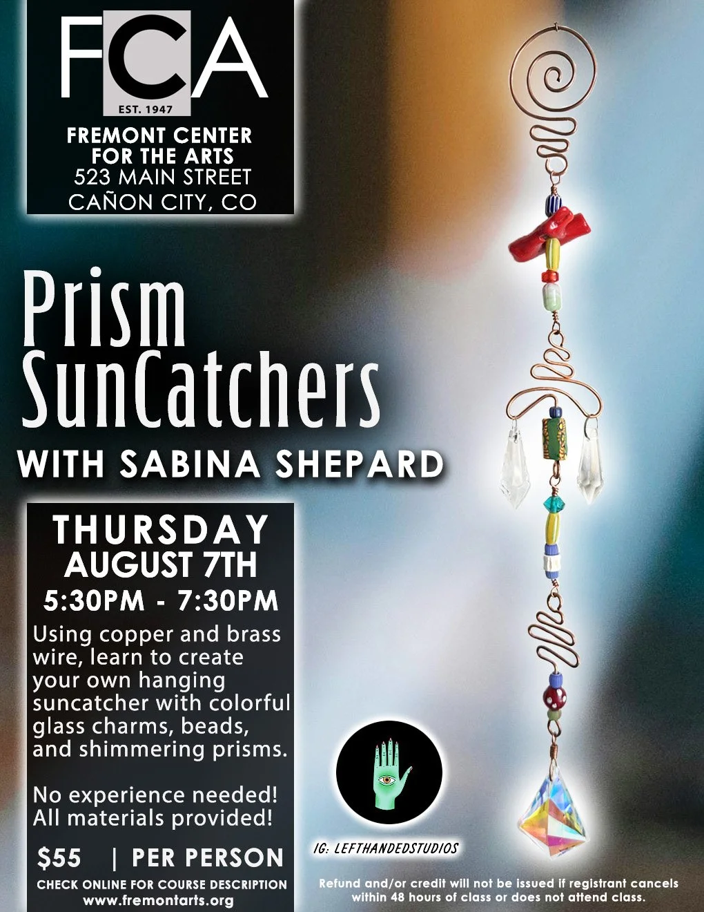 Prism Sun Catchers With Sabina Shepard