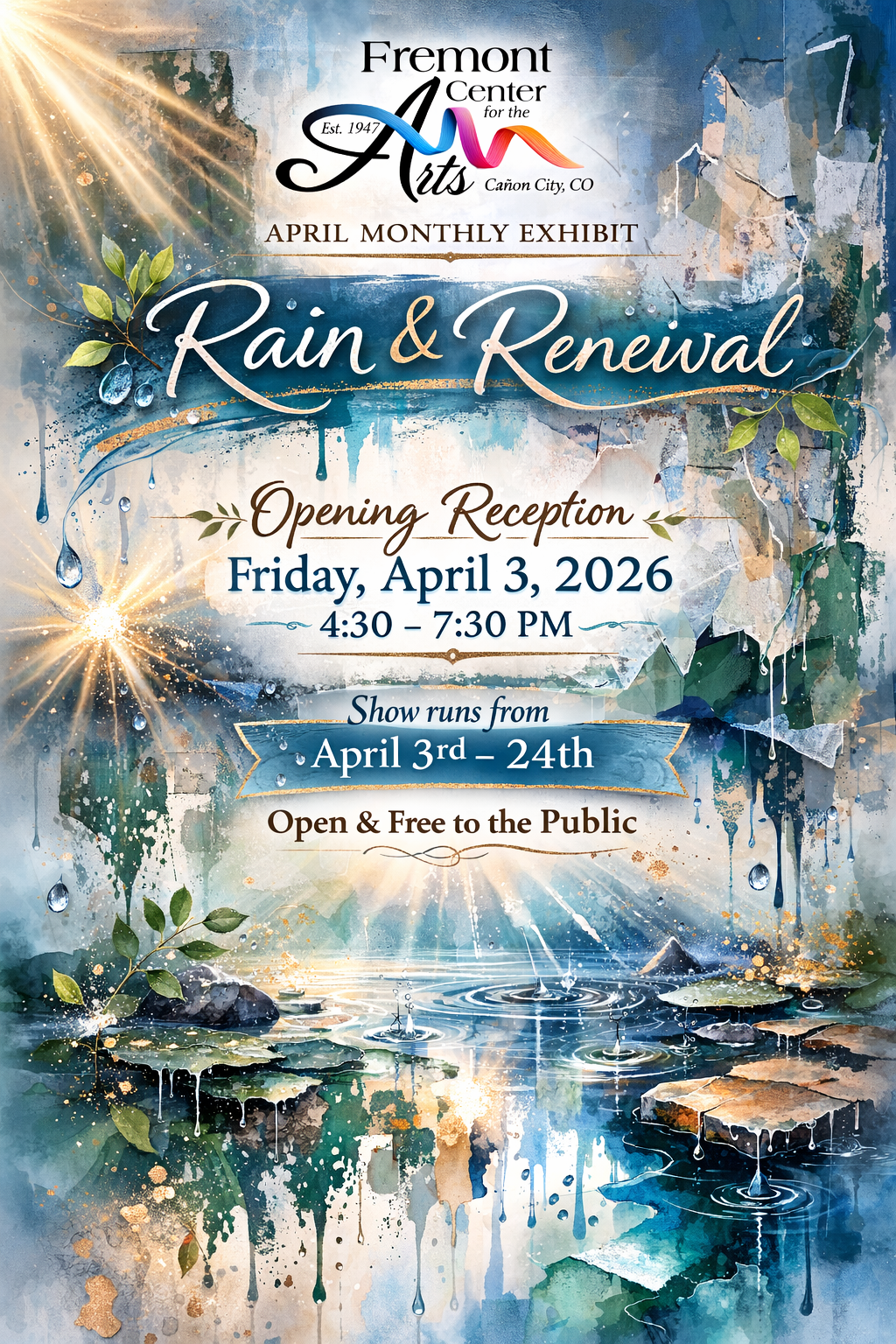First Friday - Rain &amp; Renewal
