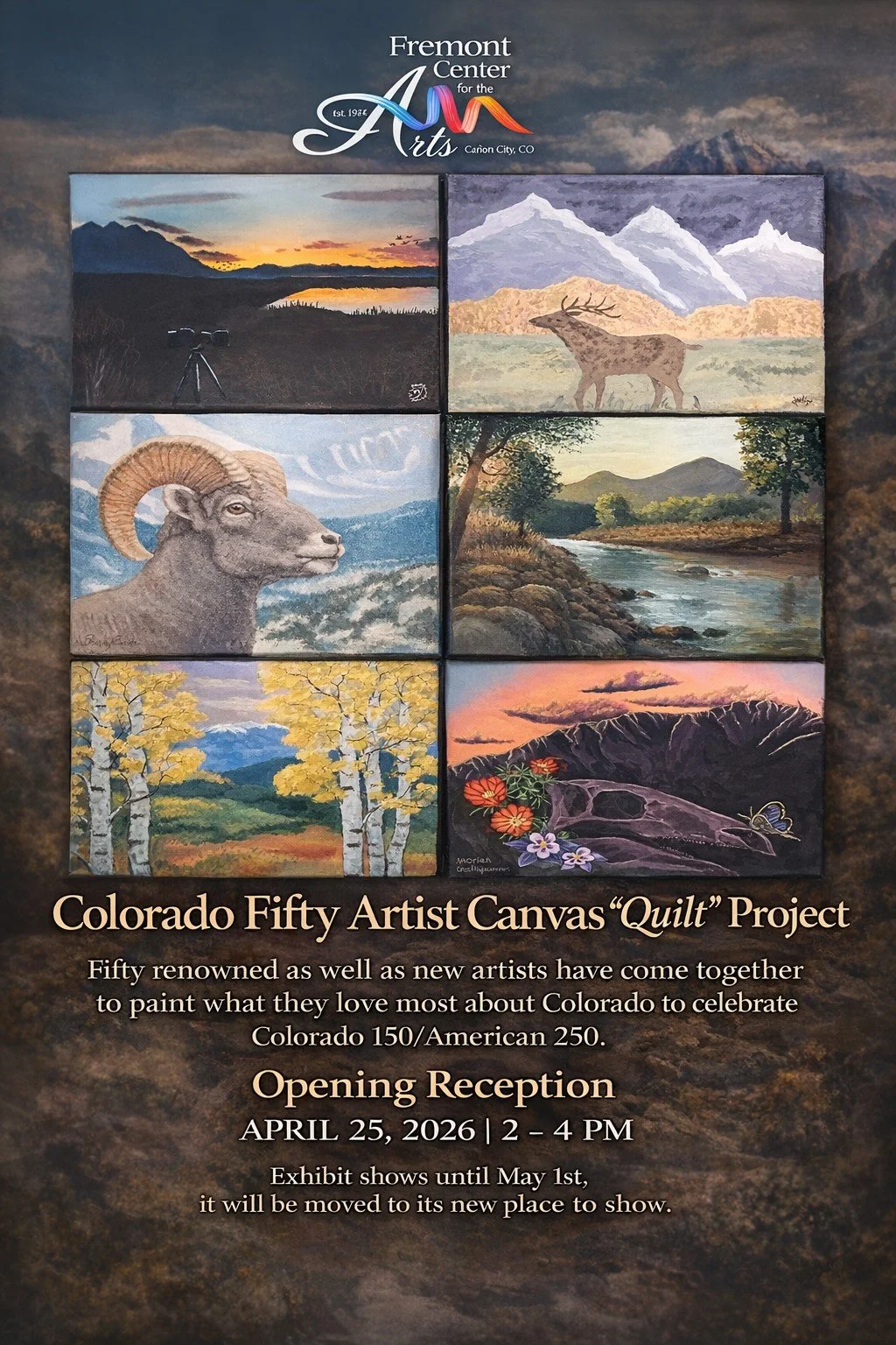 CO 50 Artists Canvas 'Quilt' Proje