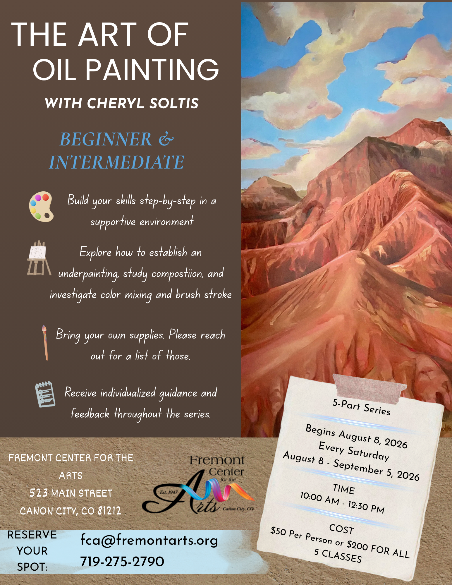 The Art of Oil Painting with Cheryl Soltis