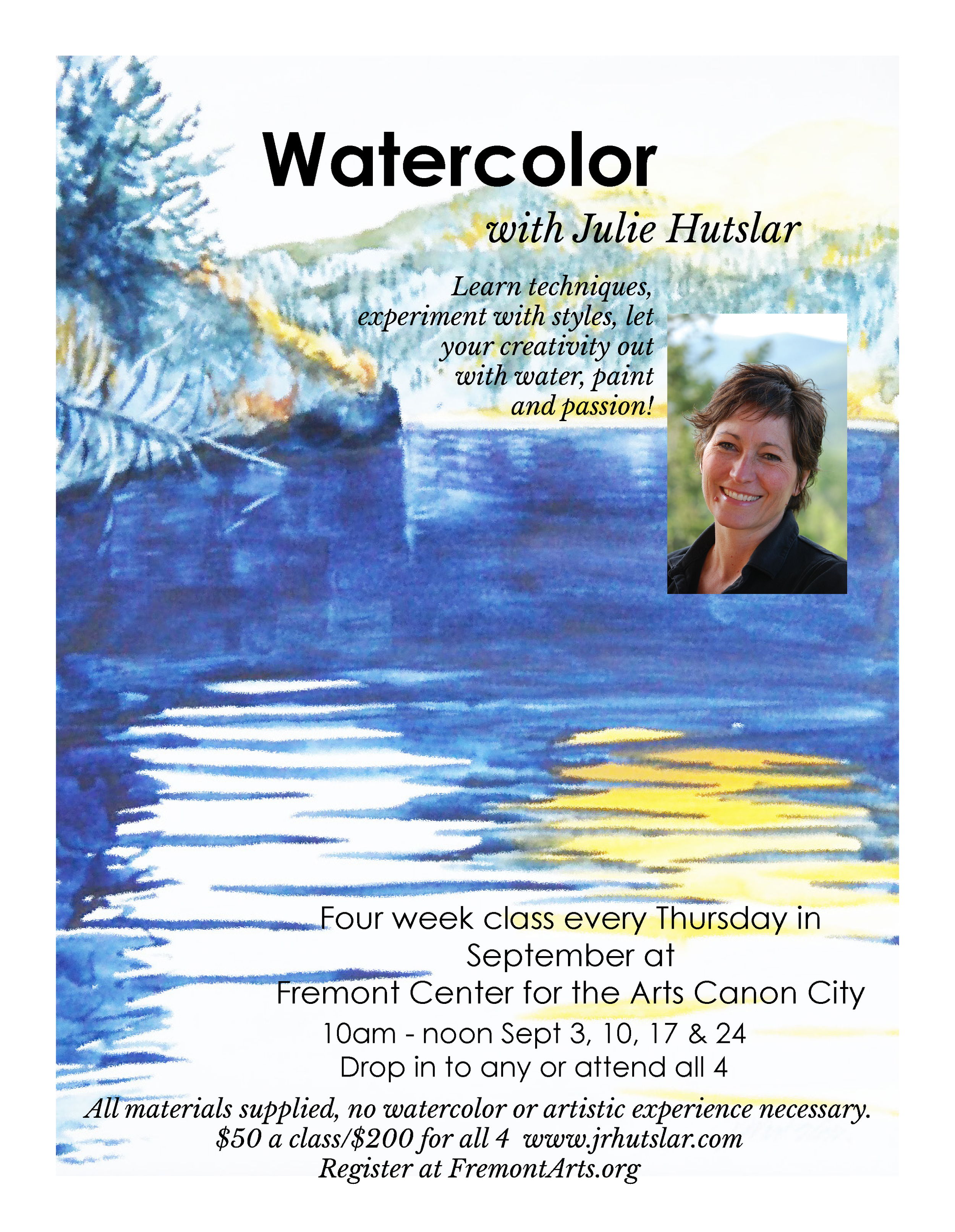 Watercolor with Julie Hutslar