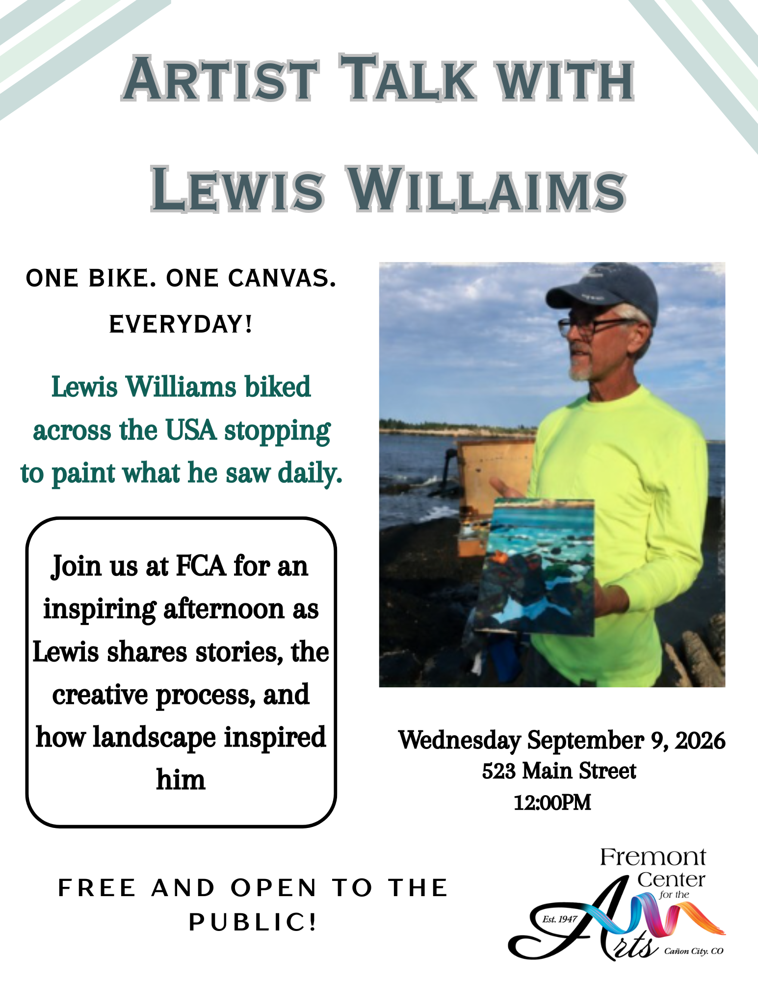 Artist Talk with Lewis Williams