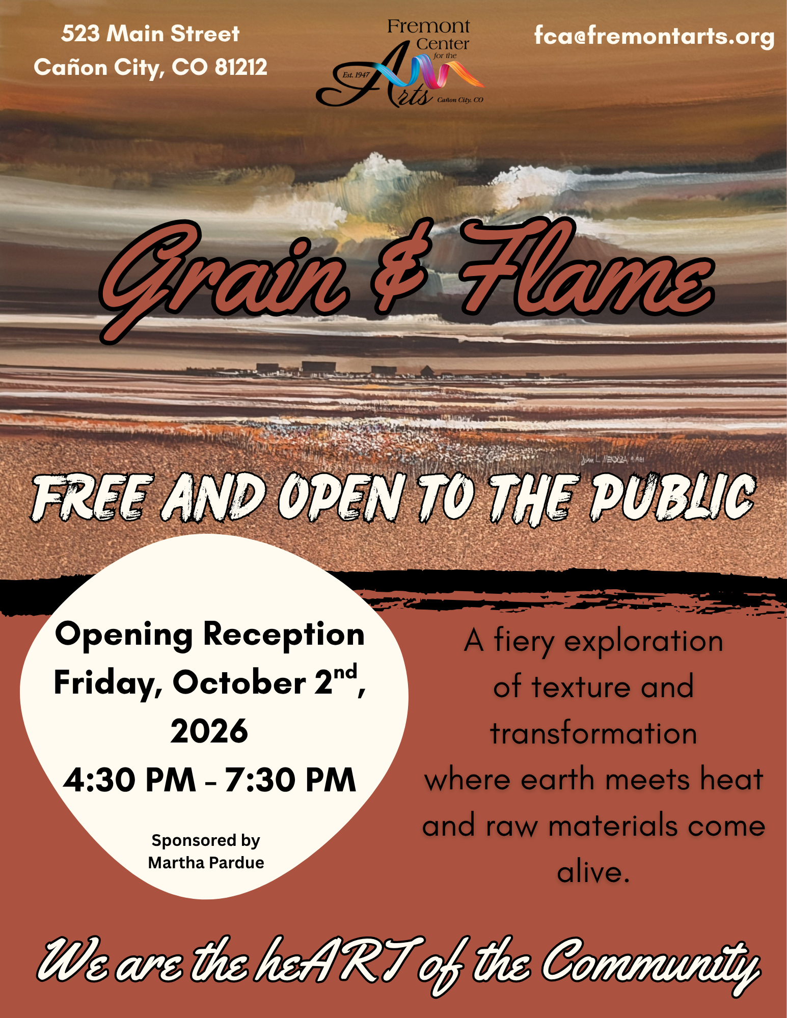 October Members Show: Grain & Flame