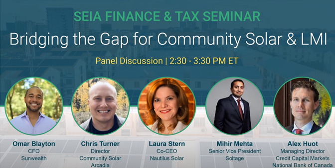 2021 SEIA Finance and Tax Seminar: Highlights