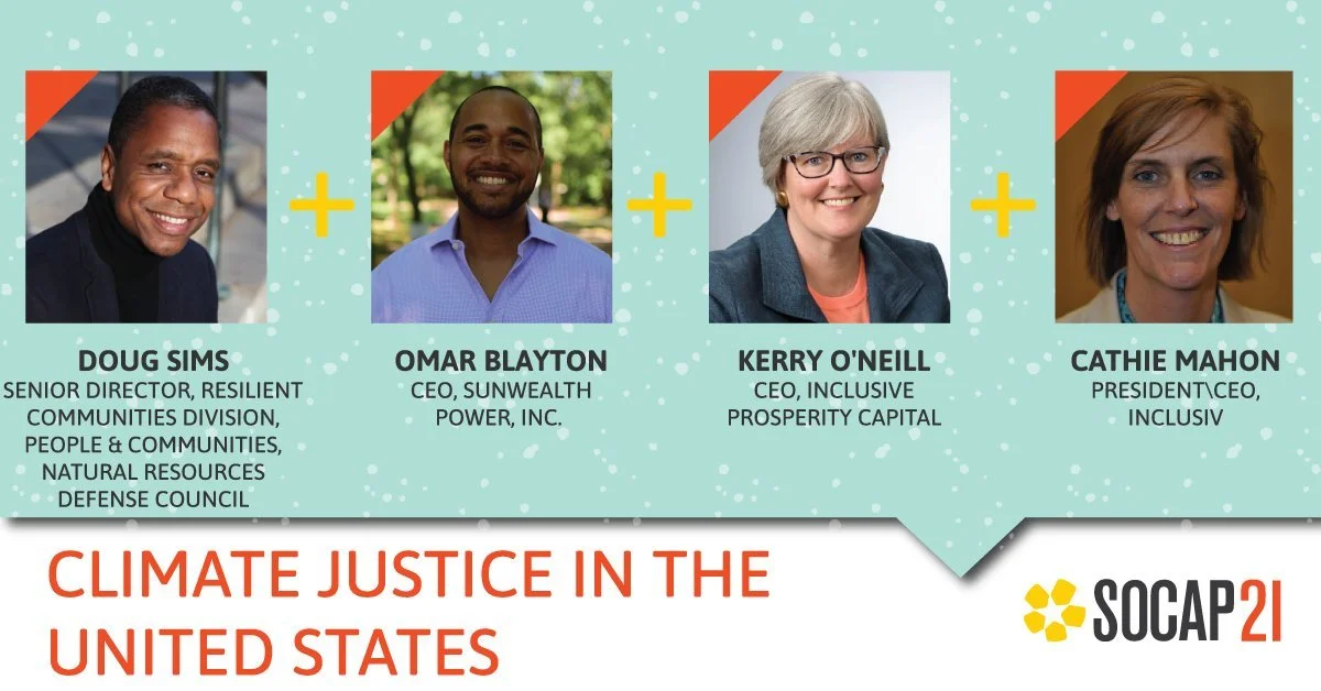 Financing Climate Justice: Sunwealth CFO Omar Blayton at SOCAP 2021