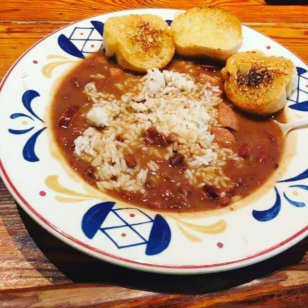 Monday, Monday... our red beans and rice are back! So are sports on TV... soccer is, anyway! 
We are BACK to opening 7 days a week. 
Yes, come for Trivia tomorrow night. Please continue to respect all social distancing rules. Y'all have done great so