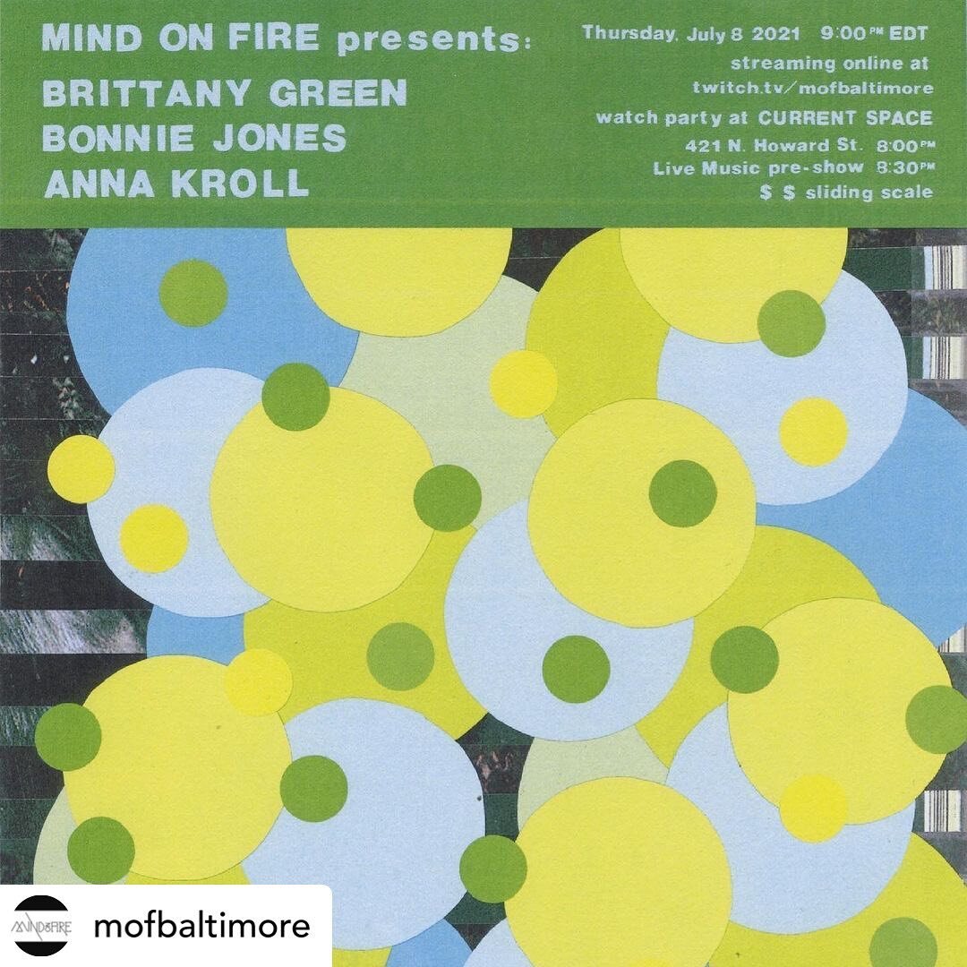 We were so thrilled to be able to collaborate with @mofbaltimore for this show! ⁣
⁣
Check out their show tonight, which includes some of our own BC fam members, @esneds , @sandychoimusic , and @lizhillpiano , performing the world premiere of the piec