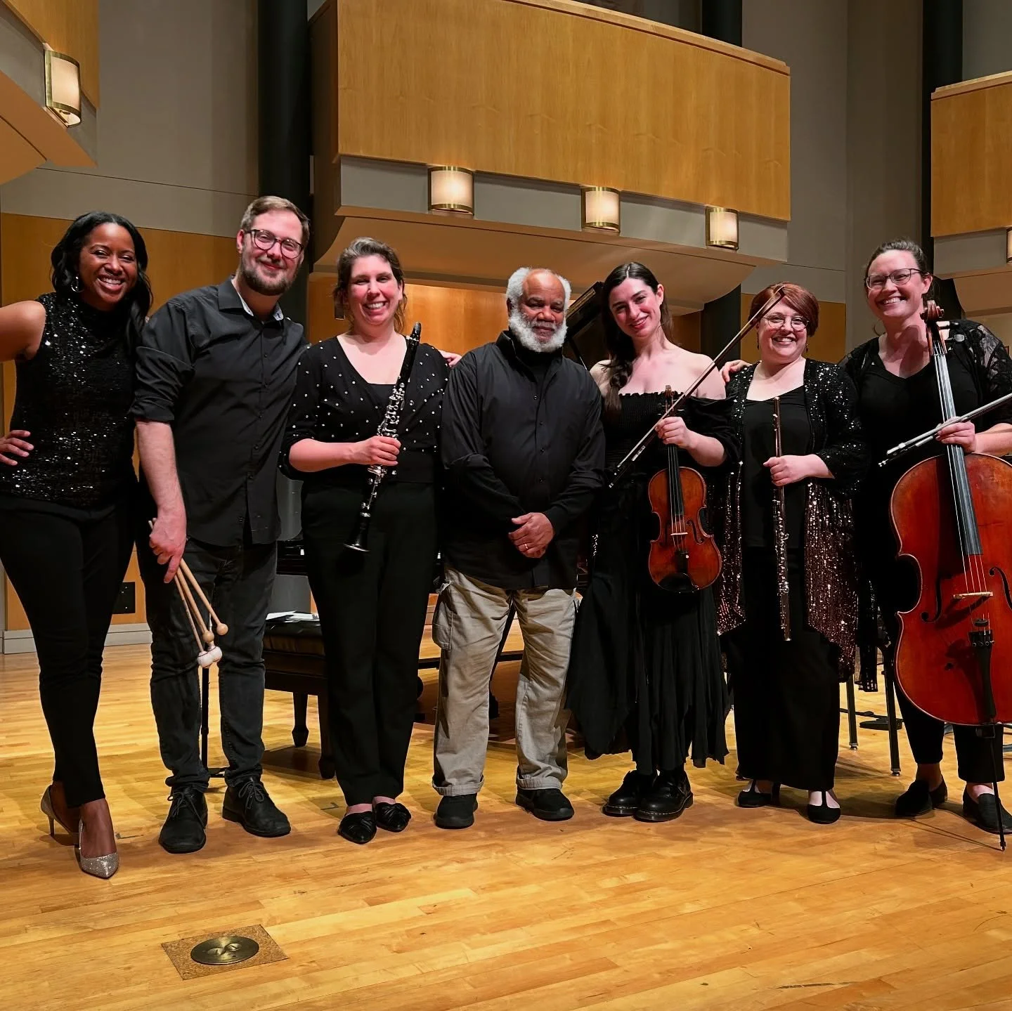 What a night! We had an incredible time last night, sharing our program &ldquo;Echoes of Tomorrow&rdquo; with the @terpsmusic community and giving the world premiere of Jeffrey Mumford&rsquo;s exquisite piece, 𝘸𝘪𝘵𝘩𝘪𝘯 𝘥𝘦𝘦𝘱 𝘢𝘯𝘥 𝘤𝘢𝘷𝘦𝘳?
