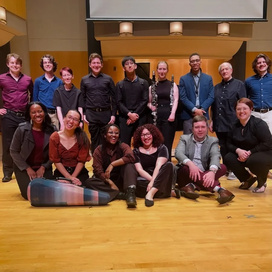 Fam, this has been such a fun few weeks working with the @terpsmusic students to curate and prepare our second New Music @  Maryland concert! Last night&rsquo;s program was so exciting, featuring works by @alexgardner , @missymazzoli , Bill Ryan, and