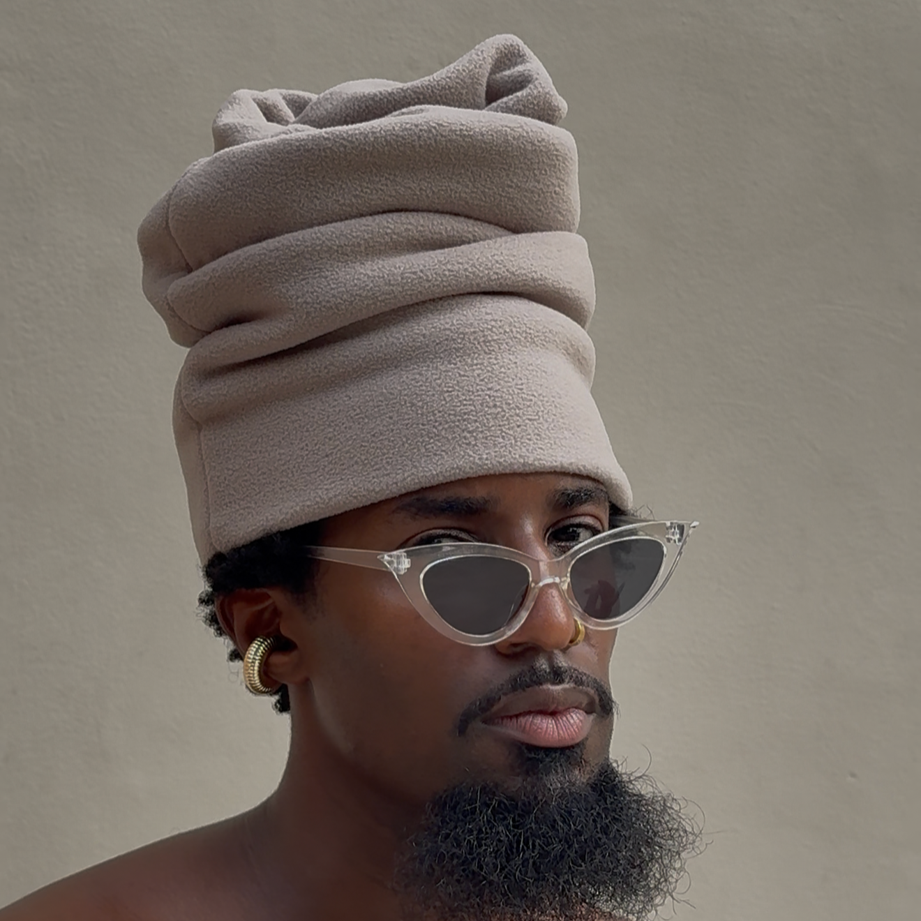 stacked beanie, signature beanie, polyester beanie, fashion beanie, unisex knit hat, streetwear beanie, designer beanie, JOSEPHMcRAE beanie.