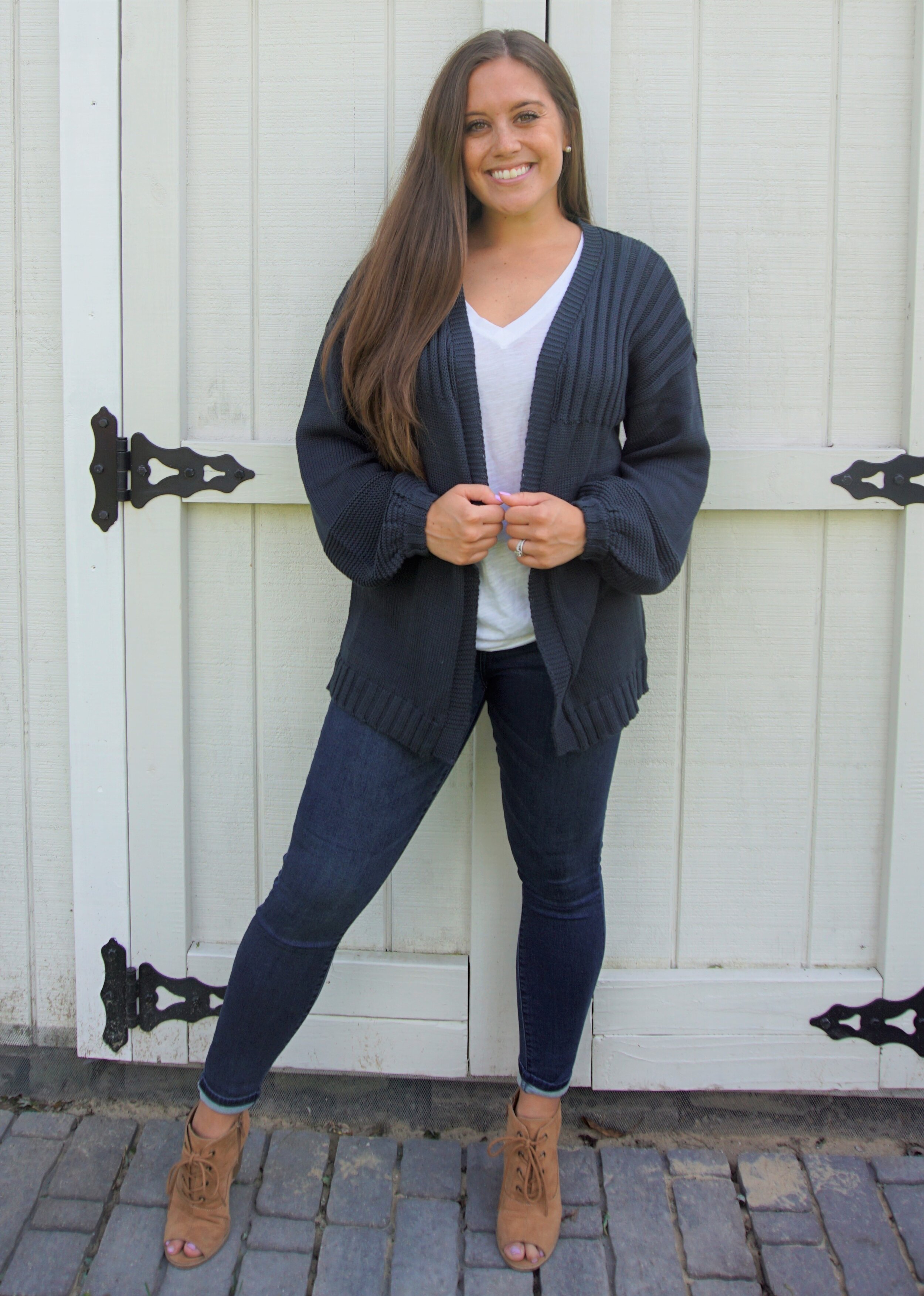 Let's Stay Together Dark Teal Cardigan