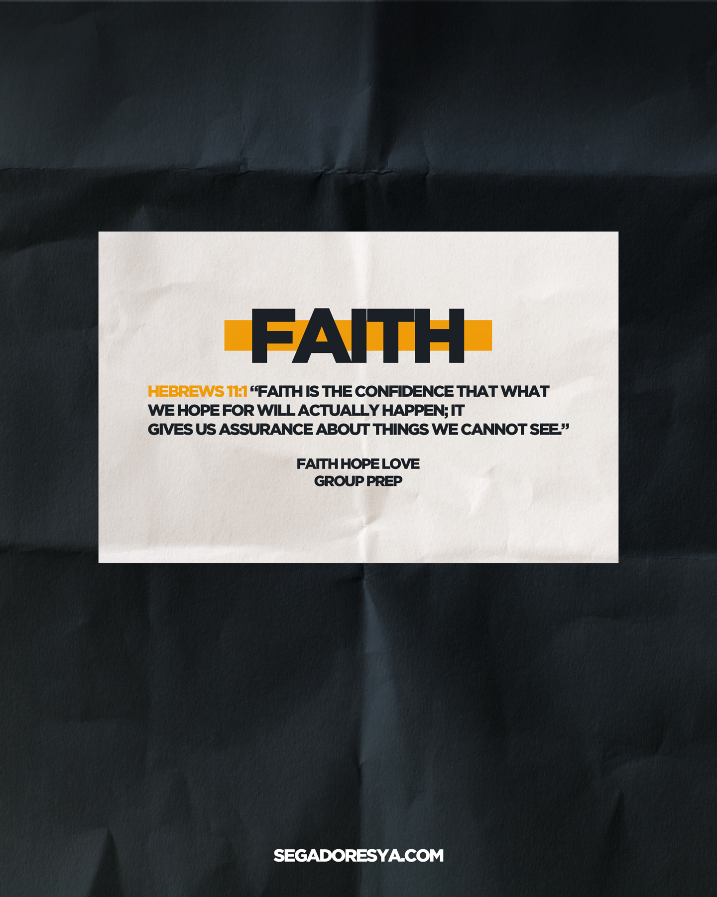 FAITH - SYA Teaching