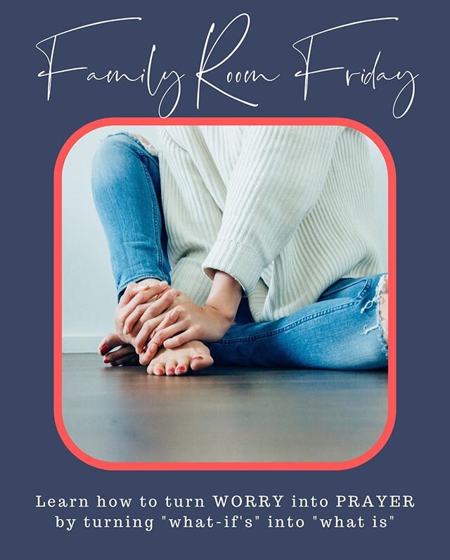 👏Happy FRIDAY! It&rsquo;s a great day to join us in the Family Room!
.
🌸New this week, acclaimed author, speaker and veteran baseball wife @garimeacham is teaching us how to turn worry into prayer by turning &ldquo;what-ifs&rdquo; into &ldquo;what 