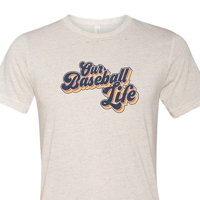 ⚡️NEW⚡️The OBL Retro Tee features a fun vintage design on a super soft oatmeal heather Bella&amp;Canvas shirt. We can&rsquo;t wait to see you sporting these in the stands, hopefully sometime very soon. Preorders are open now. Visit our shop link in t