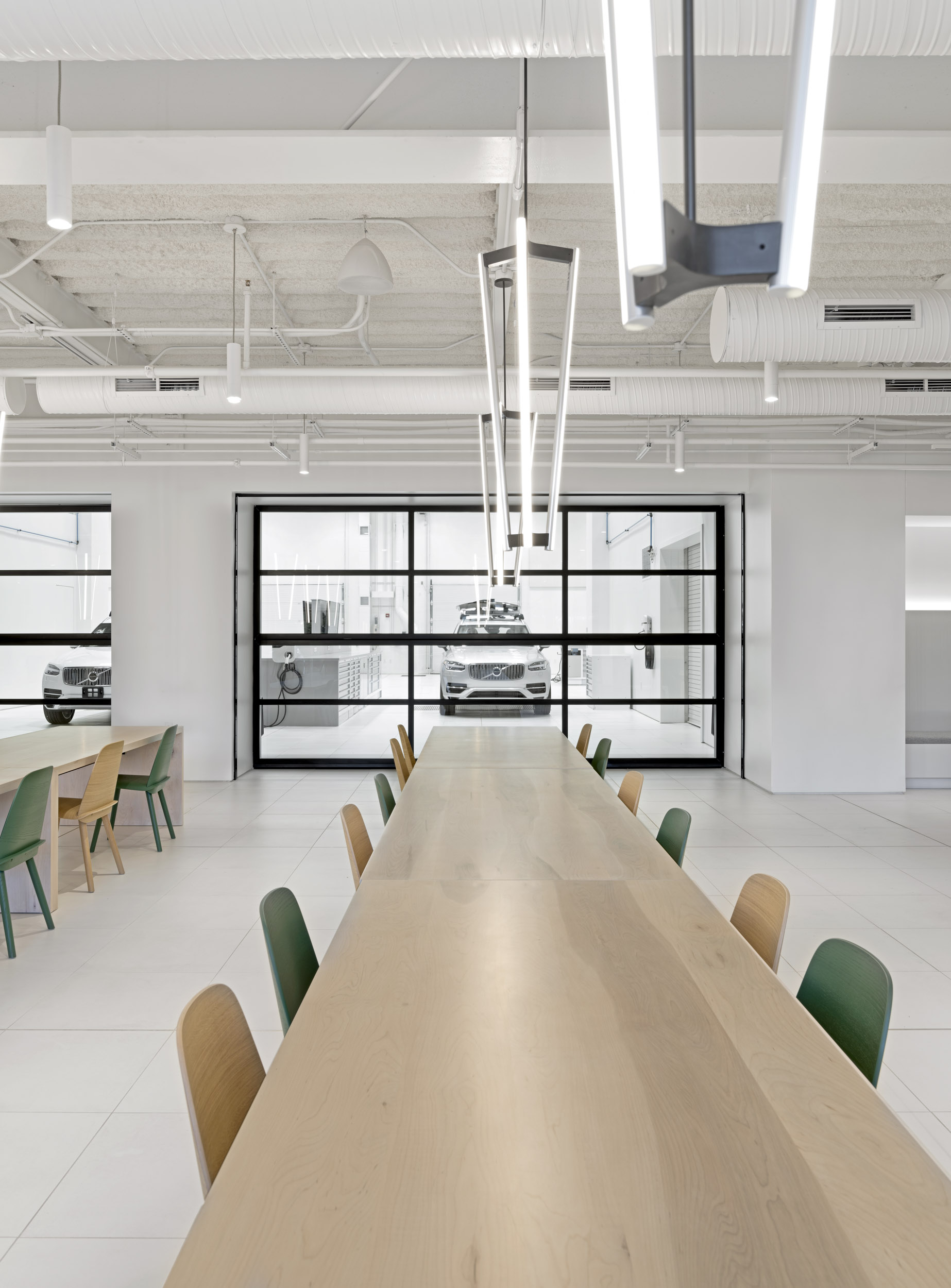 “We built a space based on function first” says Assembly co-founder Liz Guerrero . “They’re builders. We wanted to bring beauty in basic, functional elements by pairing materials in interesting ways.”