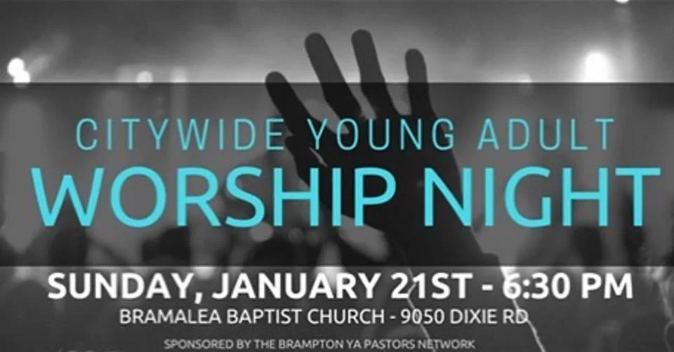 We had 175+ young adults from across or city gather for a powerful night of worship. If you missed this one, don't worry we have more citywide events coming up. Details to be released soon!!
