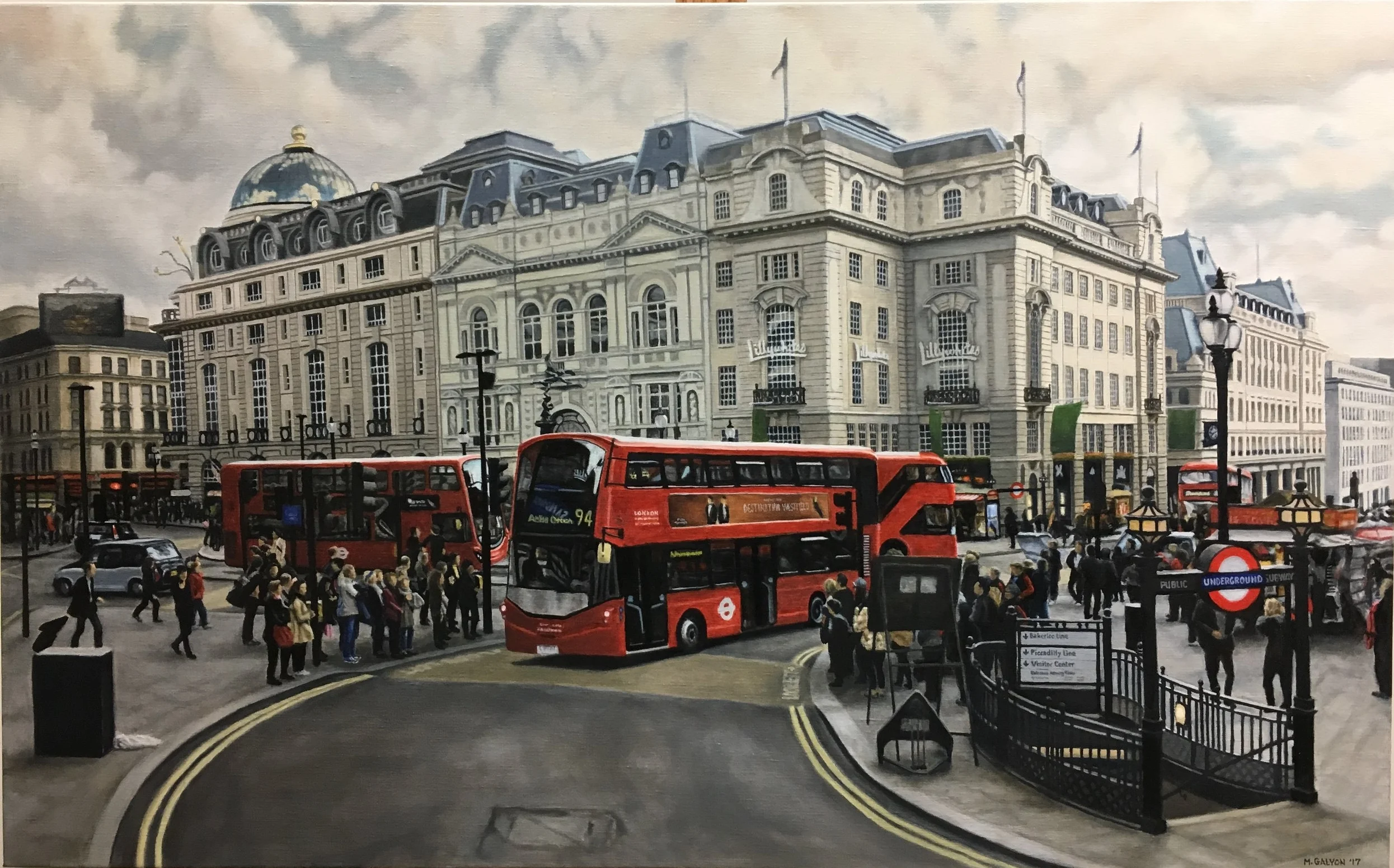 The Circus at Piccadilly, London