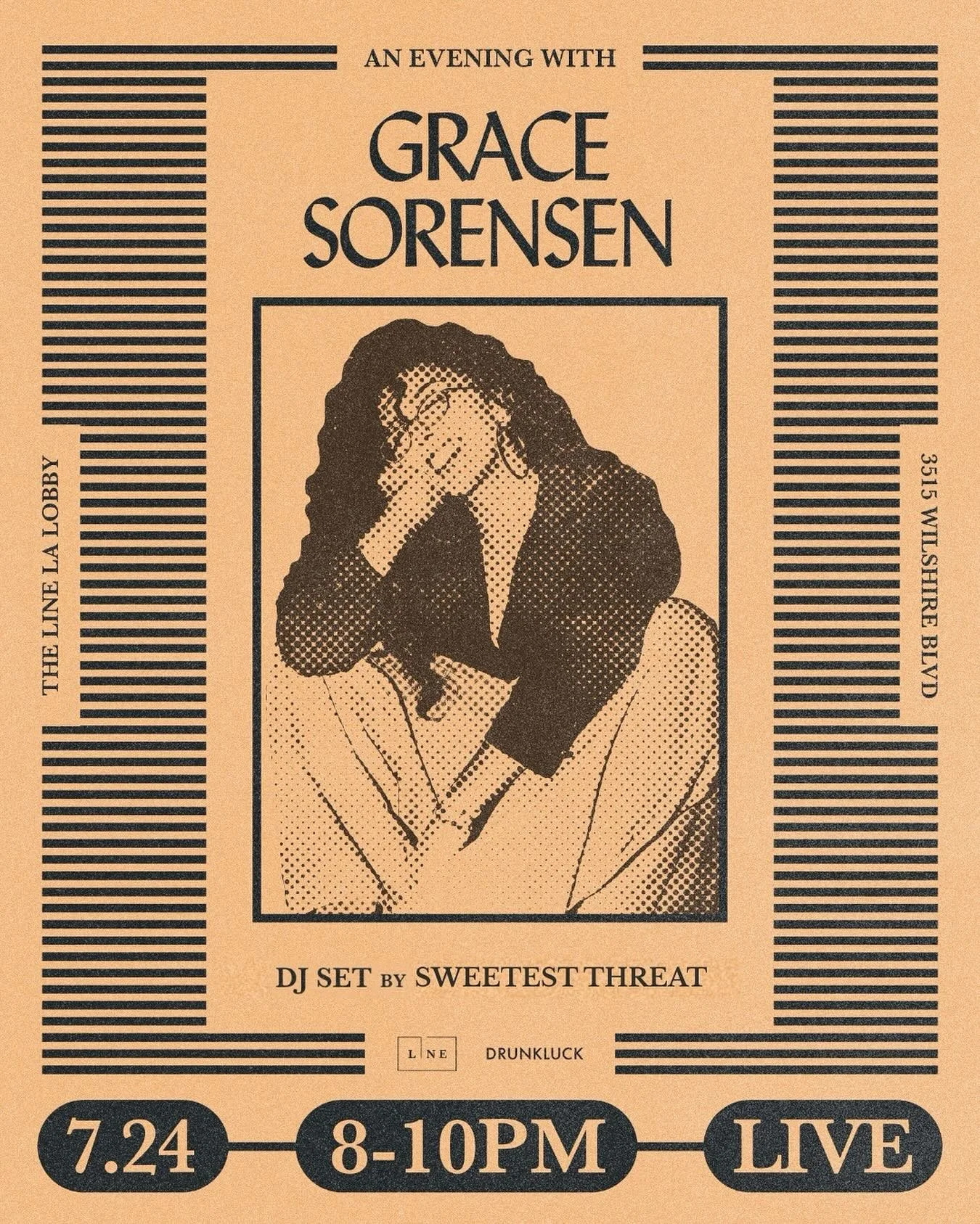 LA 🗣️ it&rsquo;s that time again, and we couldn&rsquo;t be more excited for this edition of &lsquo;An Evening With&rsquo; at @thelinehotel in Ktown ft. an intimate performance by Austin-bred, LA-based multi-hyphenate baddie @realgraces and DJ @sweet