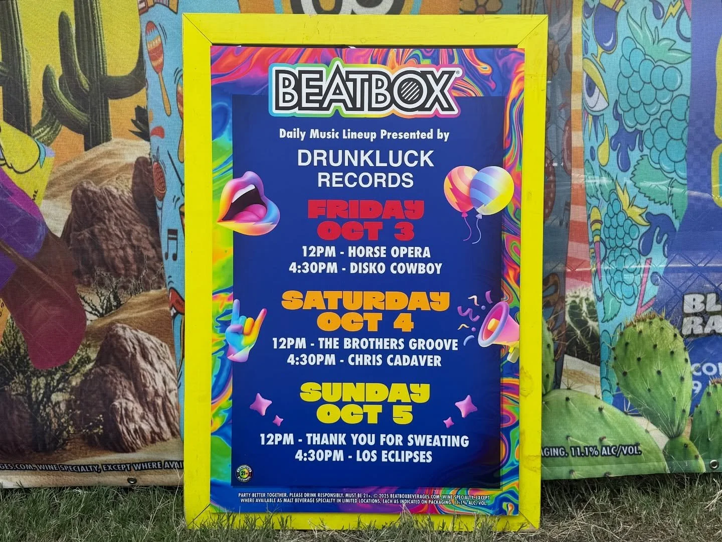 From skipping high school, to working hospitality, press pit, patch tech, our team has been involved with THIS festival in so so many ways. This year you can find us curating and bringing the noise at the BeatBox So Far Out House with an incredible s