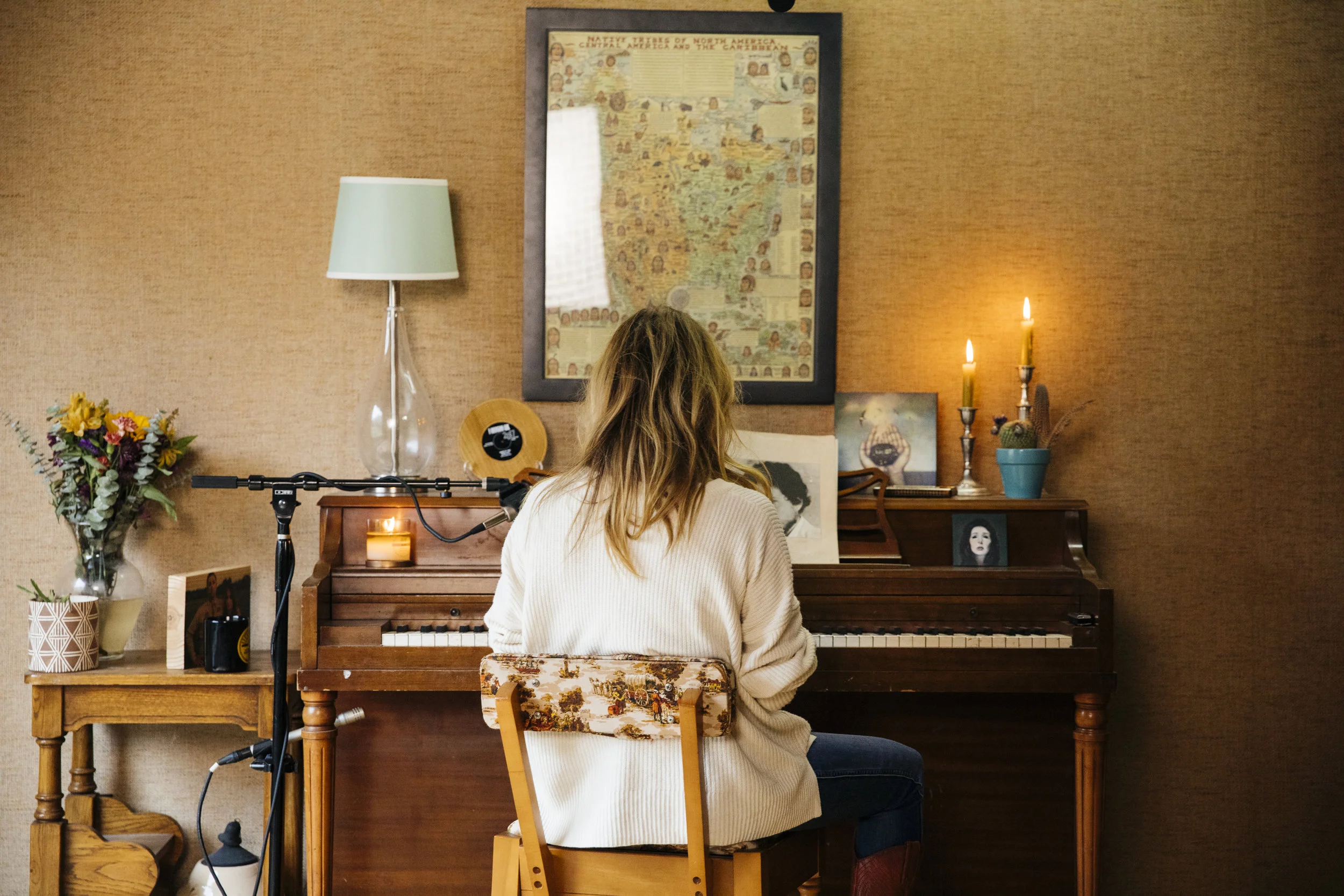 Margo Price at home.